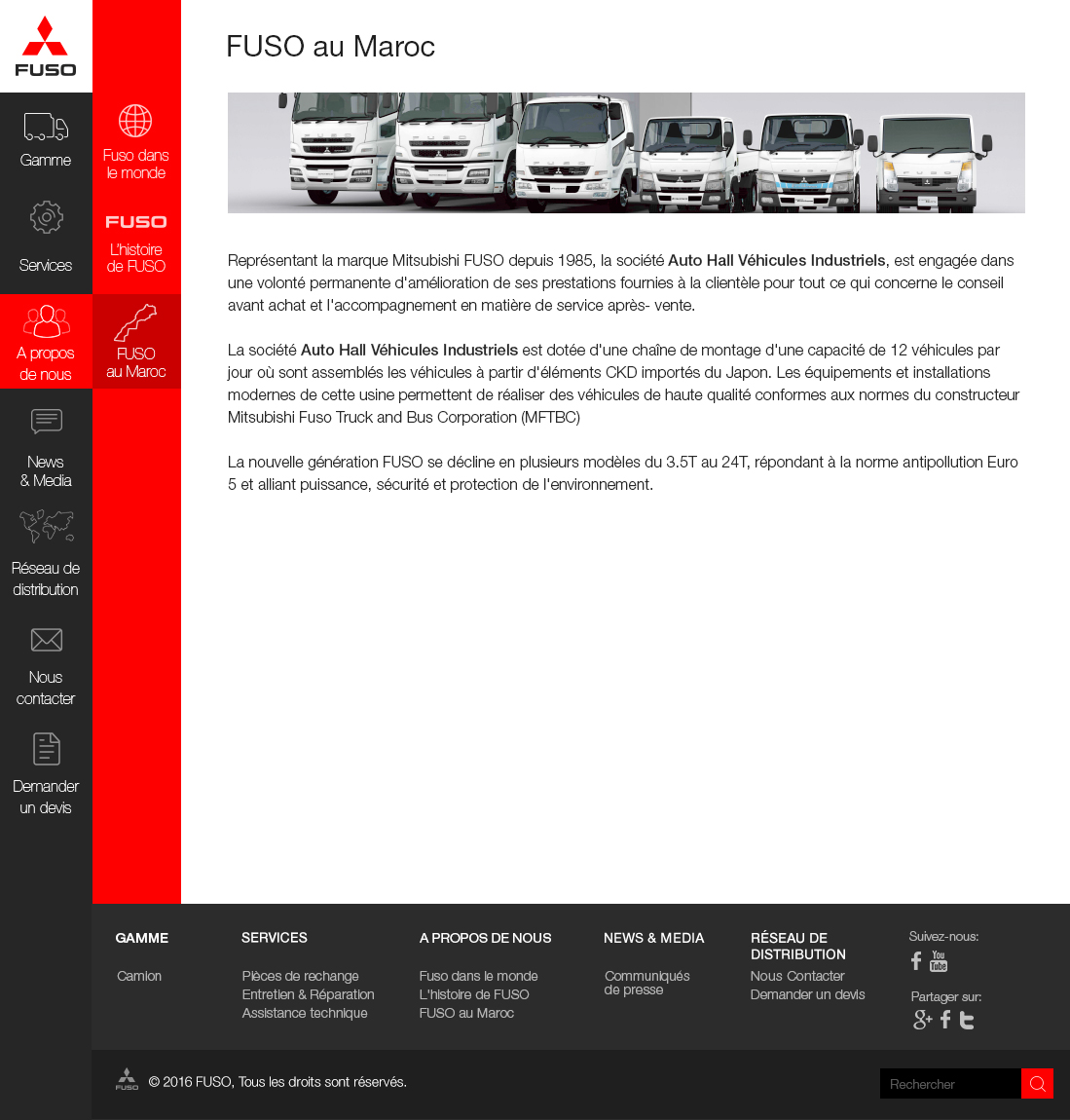 fuso apropos - FUSO au Maroc