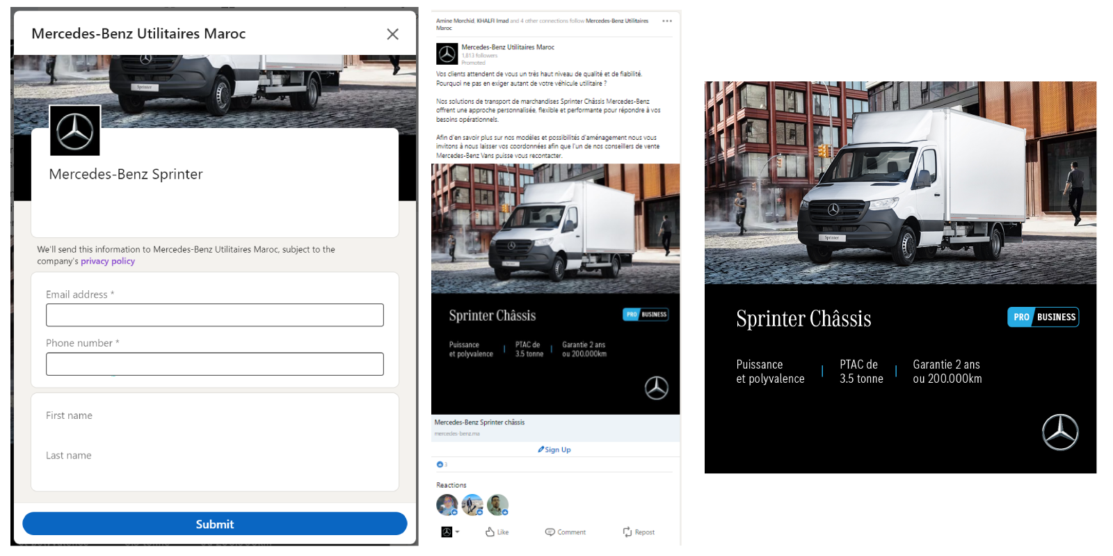 Campagne châssis cabine
